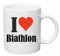Reifen-Markt Kaffeetasse I Love Biathlon Keramik Höhe 9,5cm ? 8cm in Weiß