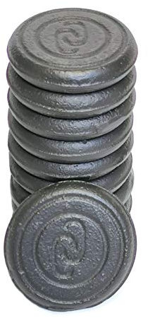 10 palets ou jetons pour jeu de la grenouille en fer fondu, jeu de tonneau