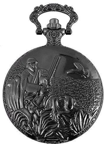 Classix Analog Taschenuhr, Leder, Ø 46 mm, Schwarz- RP2607200009