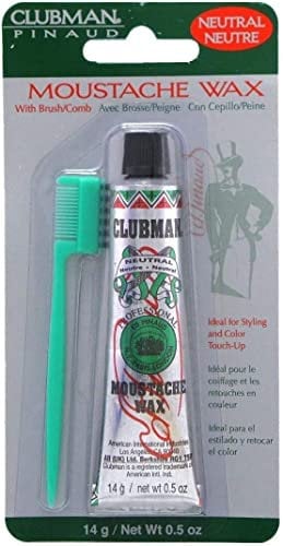 Clubman Cera per Baffi/ Barba Neutro (14 Grams)