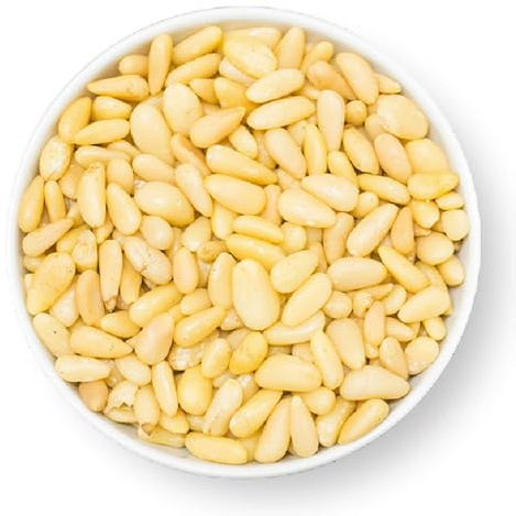 1001 Frucht Pinienkerne 500 g Naturbelassen I Pine Nuts Vegan Ungeschwefelt Aromatisch I Knabbernüsse als Snack oder Salat bzw Müsli Topping I Pinenuts Roh Geschält und Unbehandelt