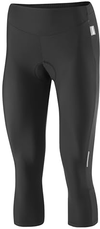 Gonso Lecce, Damen Fahrradhose 3/4, Radtight mit Relax Gel Comfort Sitzpolster, Hohe Bewegungselastizität und Komfortbund, Enganliegende Passform