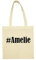 Reifen-Markt Tasche #Amelie Größe 38x42 Farbe Natur Druck Schwarz