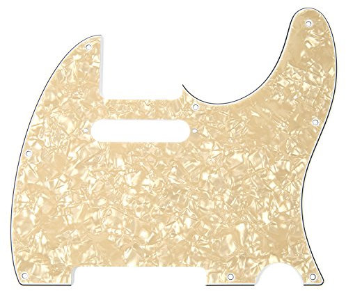 D'Andrea Pro Pickguard Pearl Tele Pickguard Vintage Pearl