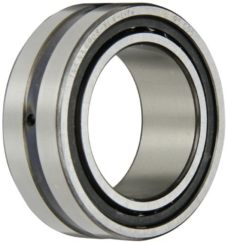 INA NA4908 Nadelrollenlager, Präzisionsgeschliffen, Stahlkäfig, offenes Ende, Ölloch, metrisch, 40 mm ID, 62 mm Außendurchmesser, 22 mm Breite, 9500 U/min maximale Drehzahl