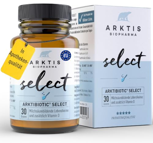 Arktibiotic Select 30g Milchsäurebakterien mit 6 Lactobacillus-Kulturen + Vit D