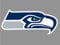 Seattle Seahawks 8x8 COLOR Die Cut Window Decal