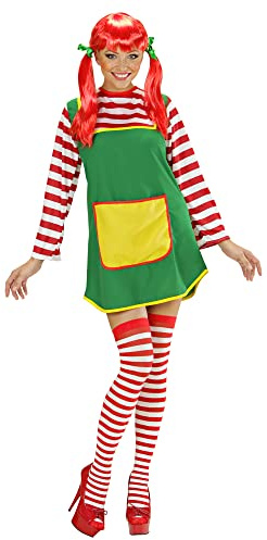 W WIDMANN MILANO Party Fashion - Naughty Girl Kostüm Damen | Mit Kleid, frecher Schulmädchen-Look, Kostüm für Karneval & Mottoparty