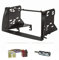 tomzz Audio 2455-056 Doppel DIN Radioblende Set kompatibel mit Toyota Corolla E12 Bj.2003-2008 schwarz mit Radioadapter ISO Antennenadapter ISO DIN