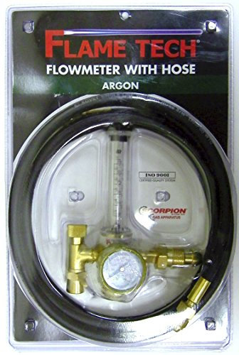 Flame Technologies 100-FL-AR-60-580H Durchflussmesser Argon mit Schlauch