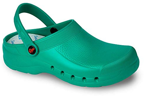 DIAN EVA Color Verde Talla 40, Zueco de Trabajo para sanidad y hostelería Unisex Certificado CE EN ISO 20347 Marca