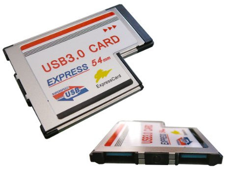KALEA-INFORMATIQUE Carte contrôleur Express Card 54mm (EXPRESSCARD 54) vers USB 3.0 avec 2 Ports USB3.0 5G et Chipset ASM
