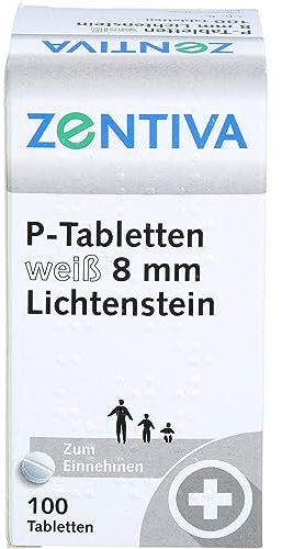 P-Tabletten weiß 8 mm Lichtenstein, 100 St. Tabletten
