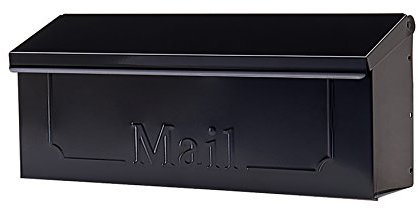 Gibraltar Mailboxes Townhouse THHB0001 Briefkasten mit kleiner Kapazität, verzinkter Stahl, Schwarz