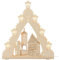 weigla - Lichterspitze original Erzgebirge I Motiv Rothenburg ob der Tauber I Lichterbogen Weihnachten I 7 Lampenkerzen + 1 Ersatzlampe I 7 x 34 V, 3 W, E10 I Weihnachtsdeko innen I aus Holz