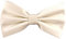 TigerTie Satin Fliege in creme Uni + Geschenkbox, Schleife 30 cm bis 50 cm verstellbar