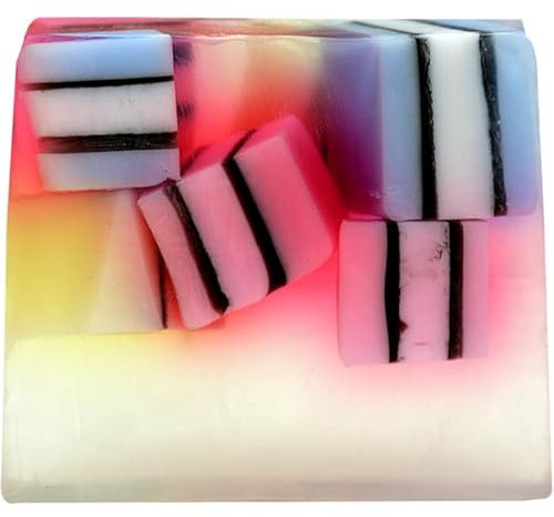 Candy Box Seife 100g mit Bergamott-, Süsse Orange Öl verpackt von Bomb Cosmetics
