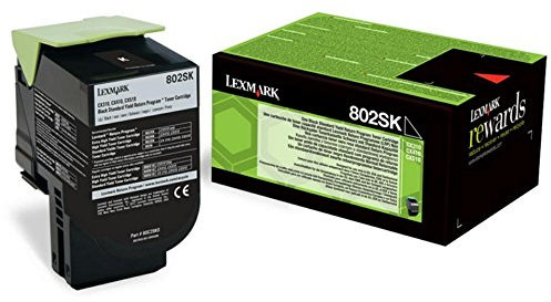Lexmark 80C2SKE Tintenpatrone kompatibel zu CX310dn, Schwarz