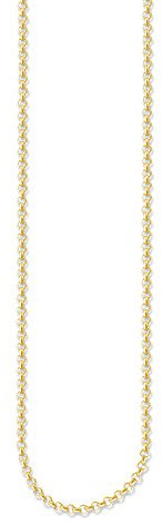 Thomas Sabo Damen-Erbskette 925 Silber teilvergoldet 45 cm - KE1219-413-12-S