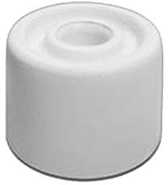 Floor Mounted White Rubber Door Stop Stops Stopper Large 30mm x 3