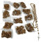 Bethlehem Gifts TM Rosenkränze aus Olivenholz mit Relikt der Heiligen Erde, 12 Stück, 57,1 cm lang, für Erwachsene, unisex, religiös, formelle Anlässe, Halskette