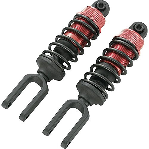 Reely 1:6 Aluminium-Öldruckstoßdämpfer Rot mit Federn Schwarz 12.5 cm 2 St.