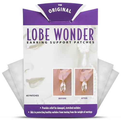 Lobe Wonder - Correctifs de Soutien pour les Lobes d'Oreilles/Boucles d'Oreilles