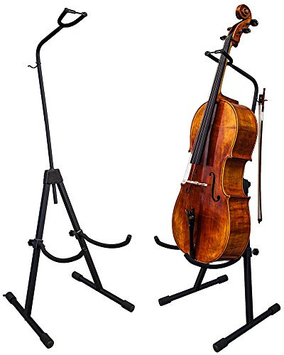 paititi verstellbar faltbar Ständer für Cello mit Haken für Schleife – Schwarz