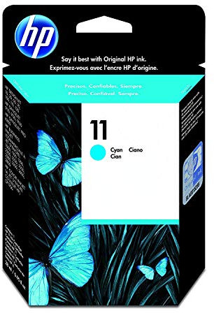 HP 11 Blau Original Druckerpatrone für HP Officejet Pro, HP Business Inkjet, HP Designjet