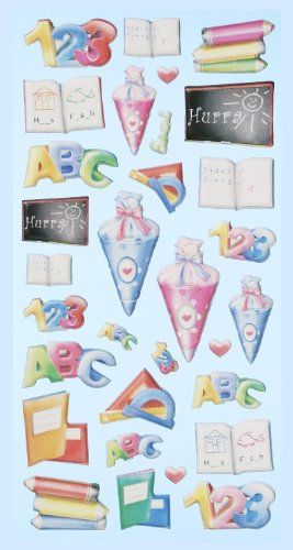 Sticker / Hobbyfun Creapop Aufkleber Schule II Aufkleber mit Motiv Schulanfang 3451166