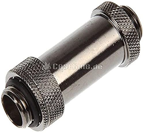 Bitspower 1/4 Zoll verstellbare Aquapipe II (41-69mm) - Shiny bl