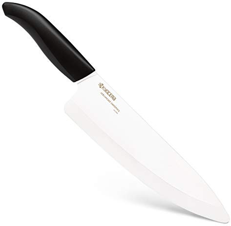 Kyocera FK-200-WH BK Couteau du Chef Trancheur Lame Céramique Noir 32,9 x 5,4 x 1,9 cm