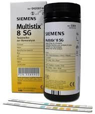Siemens Multistix 8 SG Reagent strips for urinalysis x 100