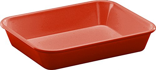 WACA 1400 Auslageschale Präsentationsschale 190 x 150 x 40 mm, Farbe:rot