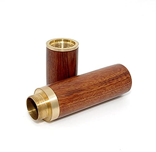 Vecent Portable Wood mini porta stuzzicadenti stuzzicadenti box tasca porta stuzzicadenti Light Brown