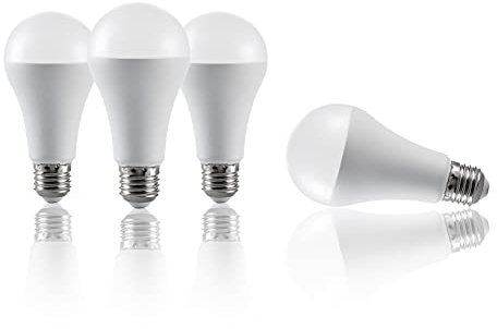 Auraglow Super Helle 16w LED E27 Schraube Glühbirne, Warmweiß, 3000K - 1521 Lumen - 100W EQV - dimmbar - vier Pack