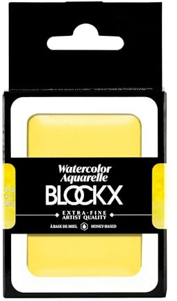 Blockx Gelbe Riesenpfanne Aquarell in echter Keramikpfanne nachfüllbar