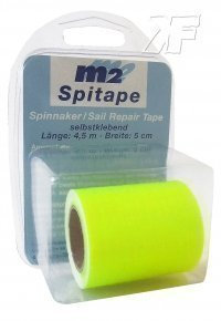 Ascan SPITAPE M2 Spinnaker Tape Reparatur Kite Segel Spinnaker Sail Repair Tape (leuchtgelb)