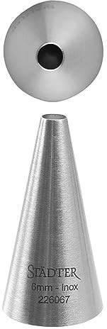 Städter 226067 Lochtülle 6 mm, Edelstahl, Silber
