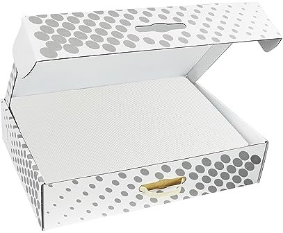 TimeTEX - Mobil-Sichtschutz Clausura | Effizienter, leichter & schnell aufstellbarer Prüfungs-Sichtschutz für Schüler, minimiert Ablenkungen & Abschreiben | Inhalt: 15x Sichtschutz Weiß Gewellt