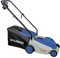 Hyundai 65460 Rasaerba elettrico a spinta per il taglio del tuo prato, 1600 W, 230 V, Grigio/Blu