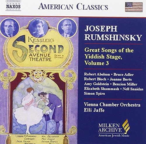 Great Songs Yiddish Stage V. 3