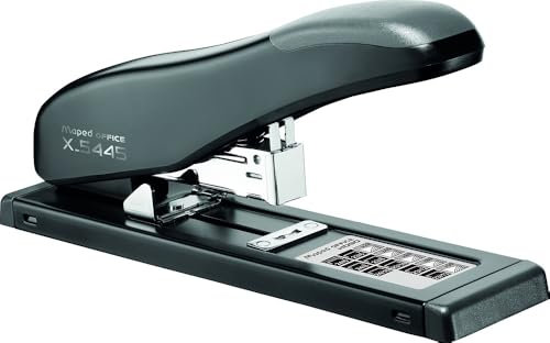 Maped - Grapadora de Oficina - Grapadora Manual HD90 - COmpatible con Grapas 24/6-8, 23/6, 23/8-10, 24/10 y 23/12-13 - Profundidad de Grapado de 55 mm - Mecanismo Antibloqueo