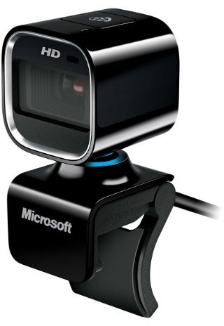 Microsoft LifeCam HD-6000 720p HD Webcam for Notebooks - Black