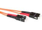 ACT 5 Meter LSZH Multimode 50/125 OM2 Fiber Patch Cable Duplex with SC connectors