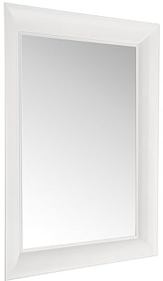 Kartell Francois Ghost, Wall Mirror, 88 x 111 cm, Weiß Undurchsichtig glänzend