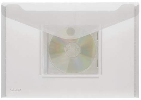 PP-Umschlag A4quer, CD/JC-Tasche, trans klar, 10 Stück Stück