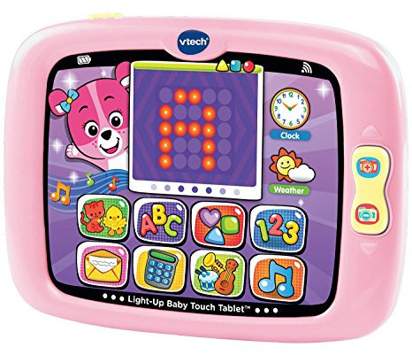 VTech Light-Up Baby Touch Tablet, Pink