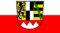 Flagge/Fahne OBERFRANKEN Staatsflagge/Landesflagge/Hissflagge mit Ösen 150x90 cm, gute Qualität