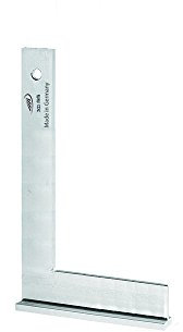 Helios Preisser Schlosserwinkel mit Anschlag (Spezialstahl, Stahl- und Metallbau, Schenkellänge 300 x 180 mm) 0374 414